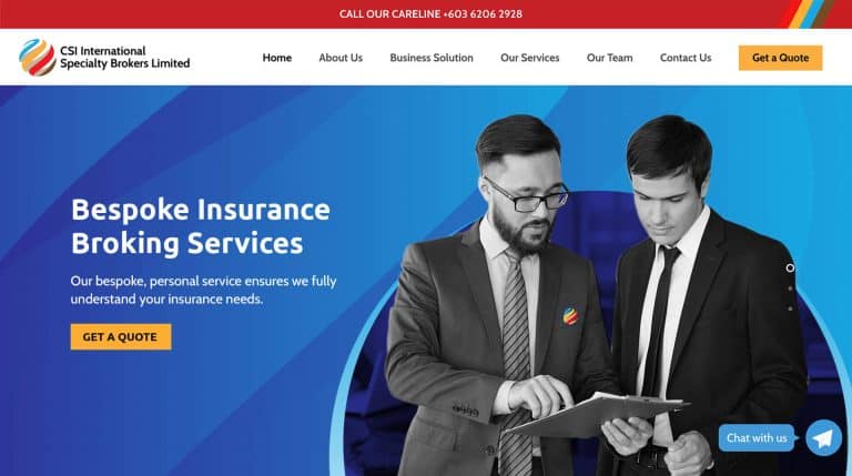 CSI Specialty website